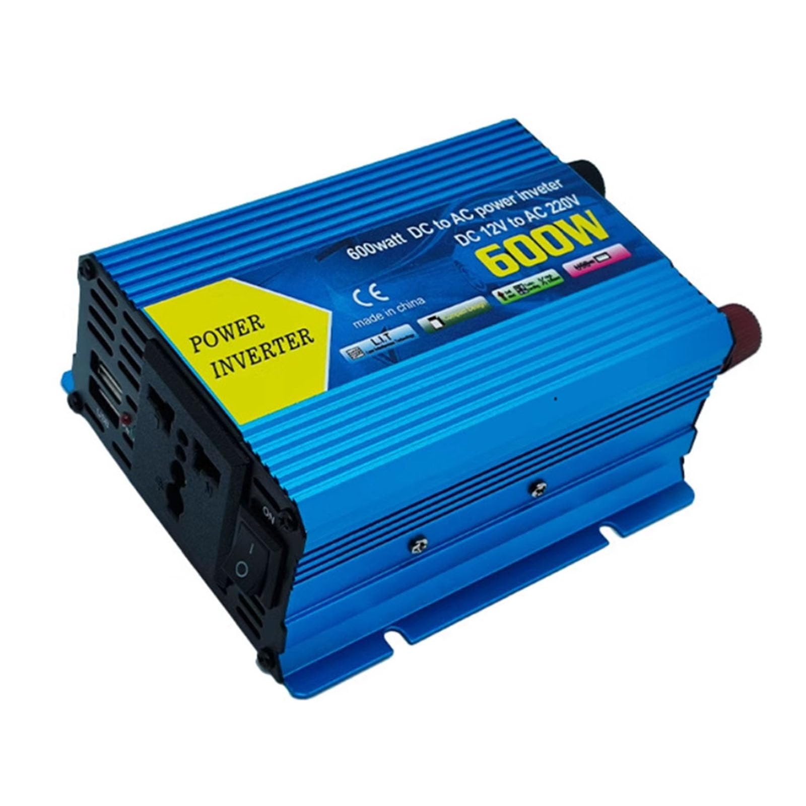 Invertitori di potenza ad onde sinusoidali modificati efficienti da 12 V CC a 110 V 220 V, conversione ad alta energia per un'uscita stabile in campeggio, viaggi e inverter di potenza
