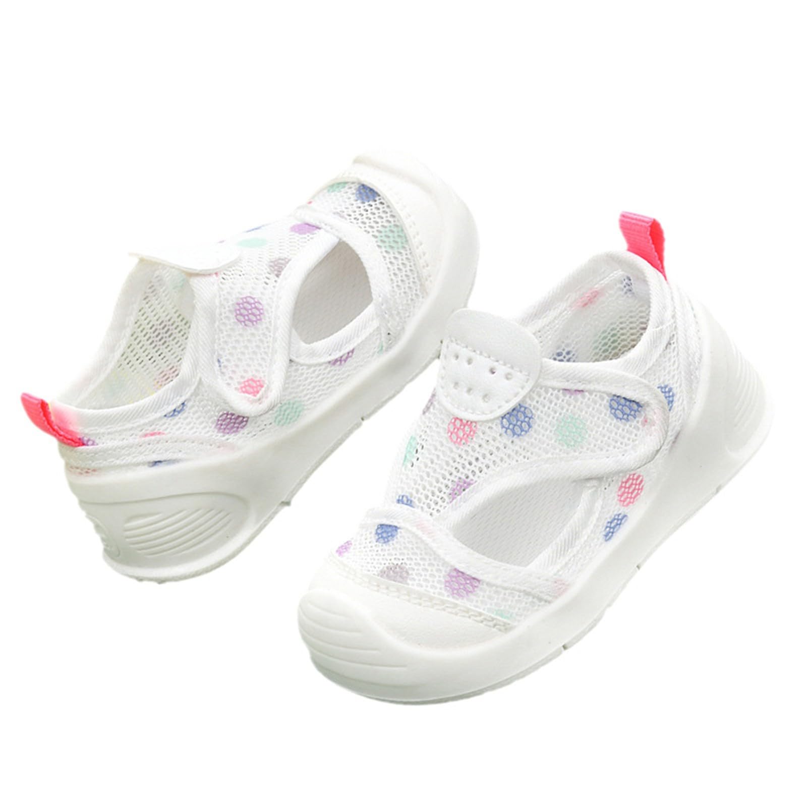 Baby Sandals Boys Girls Baby Newborn Summer Sneakers Cute Breathable Net Learning To Walk Toddler Sandals Girls Size 8 (A, 4.5 Infant)