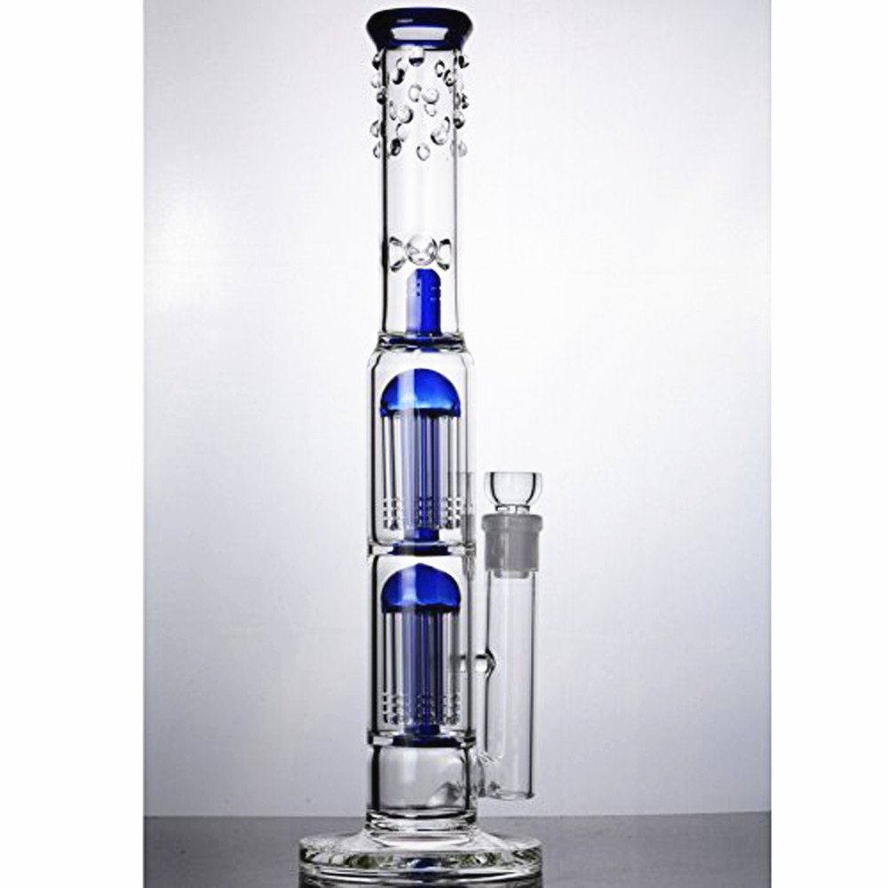 Black Leaf ボング 透明・青 約40cm Black Leaf ガラスボング クリア/ブルー 約40cm｜Yahoo!フリマ