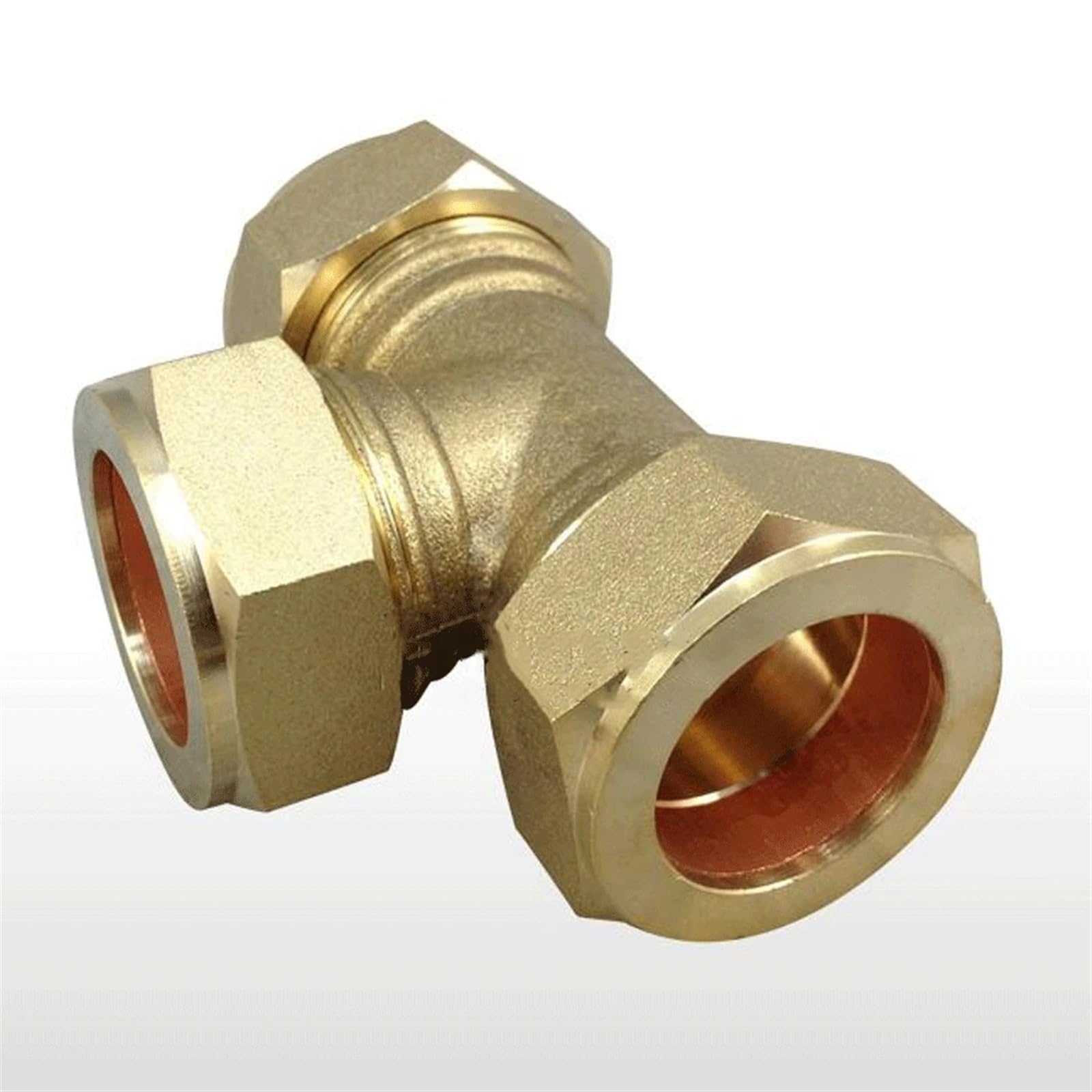 T-Fittings, Messing-Schlauchanschluss-T-Stücke 6 mm bis 42 mm, verschiedene Größen, for Wasser-, Gas- und Kraftstoffleitungen(28mm)