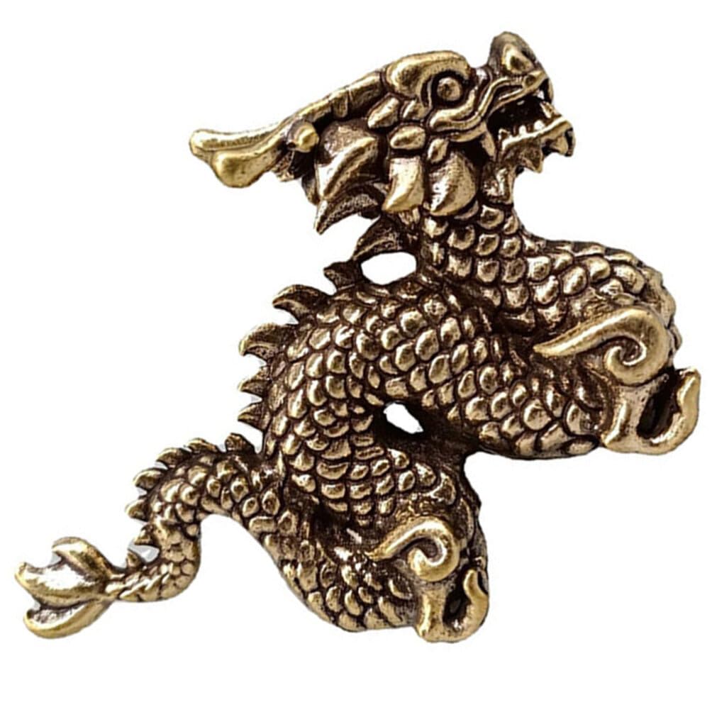 Amazon.co.jp: EXCEART 銅製細工ドラゴン置物 ビンテージ風オフィス