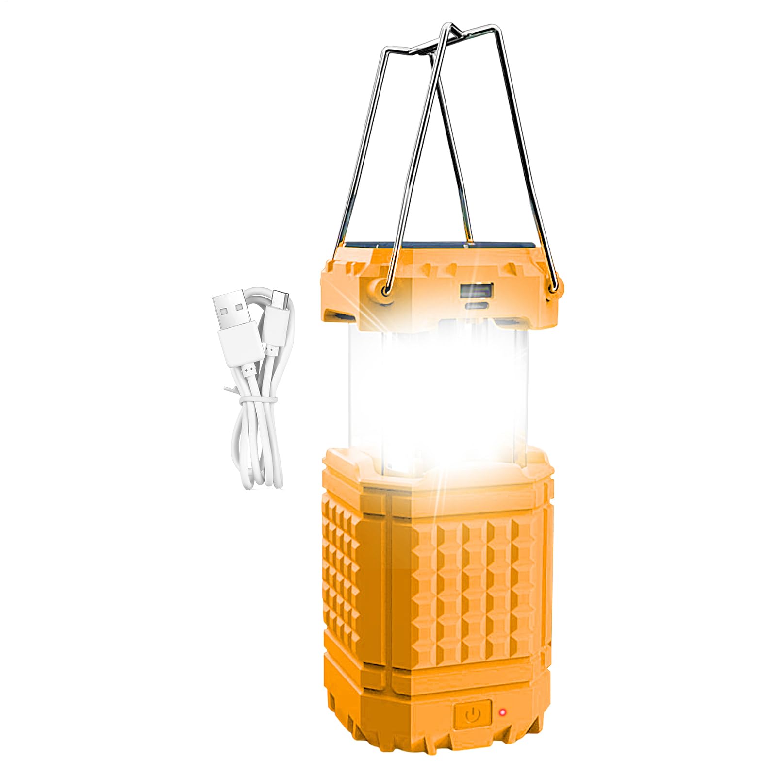 Lampada da campeggio solare | Torcia pieghevole LED per tenda solare USB,per riparazione auto, arrampicata, giardino, cortile, cortile, back-cortile, escursionismo, pesca