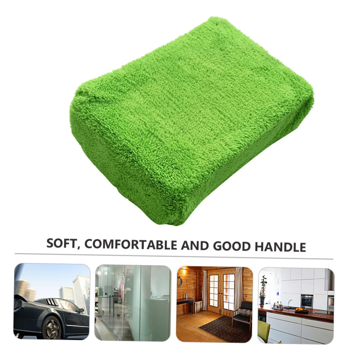 Ciieeo 2 Series Esponja De Limpieza para Esponja Absorbente De Microfibra para Lavado De Automóviles para Superficies Secado Rayones Color Aleatorio Color 2 Piezas*2