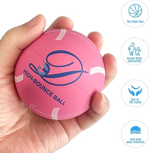 Miniatura 2 de Pelotas hinchables para niños y adultos, bolas de goma de alta calidad para terapia de yoga, bolas de masaje de 2.3 pulgadas, bolas de alivio del