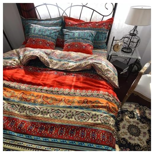 RUIKASI Bettwäsche 220x240 Anthrazit Weiche und Angenehme Schlafkomfort 100% Mikrofaser Bettwäsche-Sets -1 Bettbezug 220 x 240 cm + 2 Kissenbezüge 80 x 80 - 10 Jahre Garantie 5 Qucover Bunte Bettwäsche 220x240 aus Baumwolle Bettbezug mit Reißverschluss mit 2 Kissenbezug 80x80cm Weich & Warm Bohemian Boho Stil