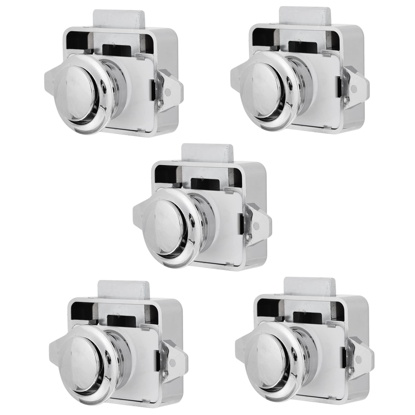 Buy ZHUGI 10 Pcs Drawer Lock Room Door Locks Push Button Door