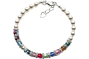 Personalized Grandma Bracelet with Birthstones, Unique Gift for Mom from Kids