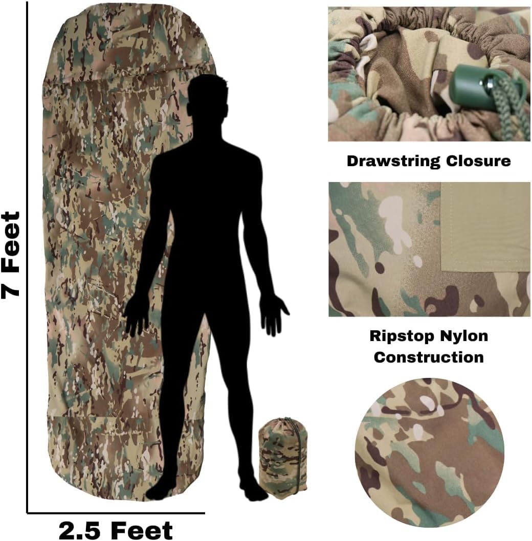 米軍 MSS Modular Sleep System Type Multicam Bivy cover GTX 寝袋