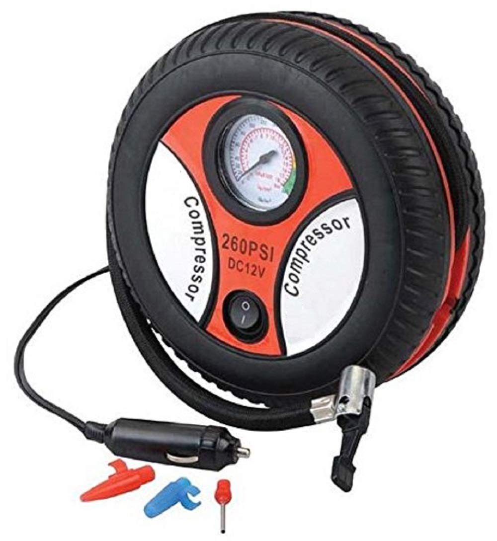 SKE Portable Mini Inflator Car Air Compressor Auto Car Pump Tire