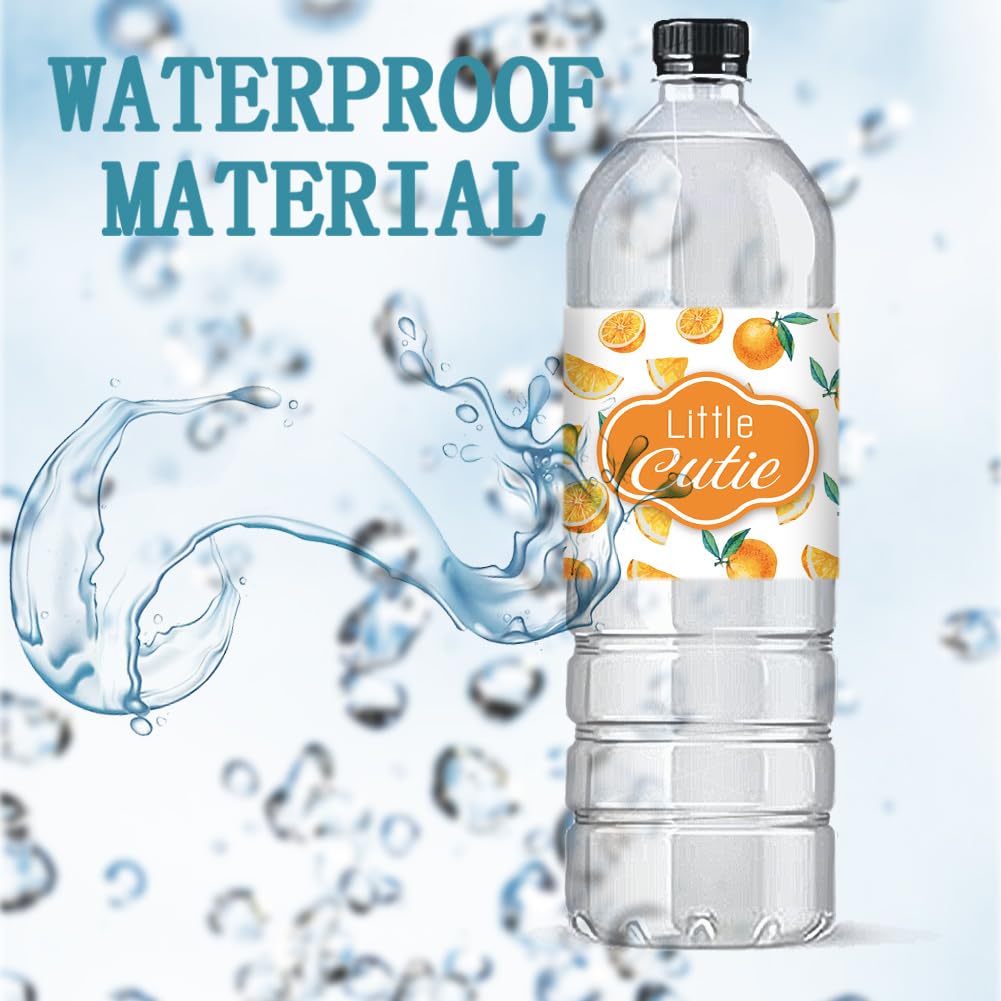 12 Etichette adesive per acqua LUCA Personalizzabili | Arcobaleno Party