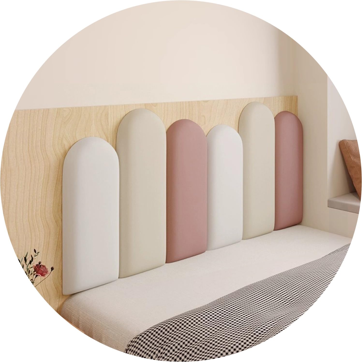 Tête de lit autocollante et tapis mural anti-collision souple pour chambre d enfant