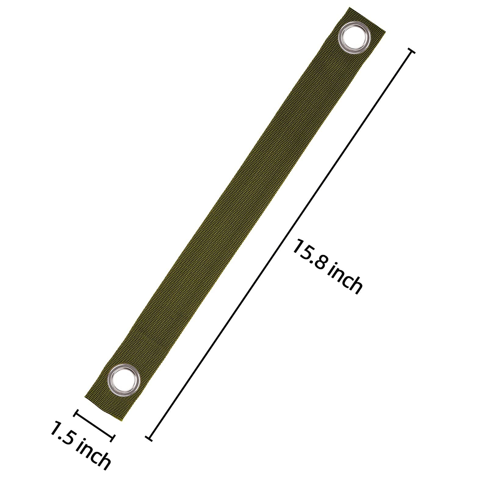 Sangles de Soutien pour Arbre avec œillets, 6 Pièces Sangles d'arbre, Attaches pour Arbres, Sangle Arbre Tuteur pour Jeunes Arbres Nouvellement Plantés et Protection Contre Les Ouragans - 3
