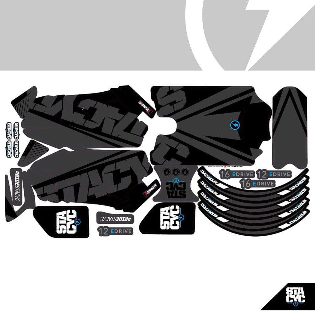 STACYC Full wrap Graphics kit for 12eDrive and16eDrive (Non-brushless)