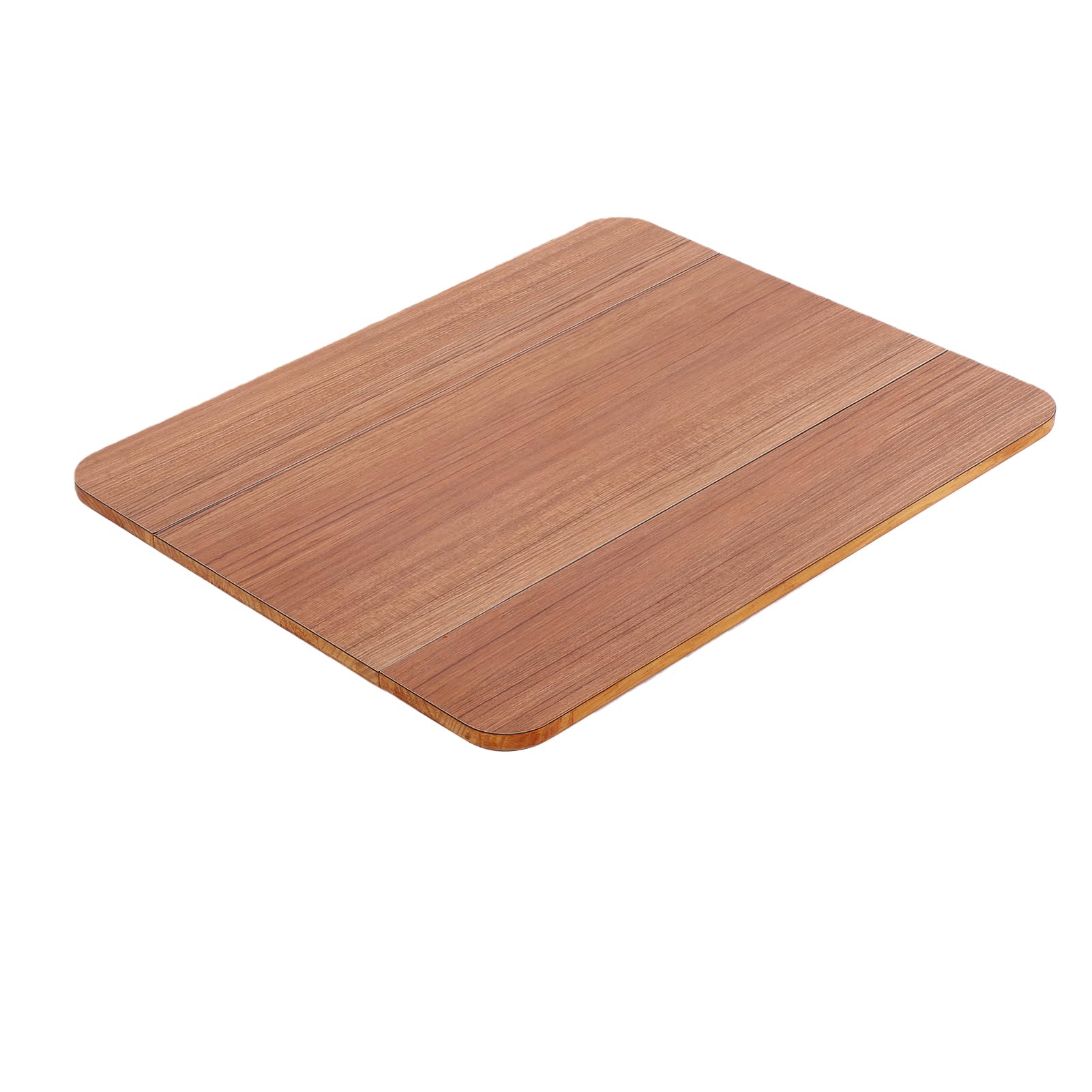 Aramox Plateau de Table carré Pliable en Bois Massif pour Camping-Car, avec Surface Lisse, Noir, pour Pont de Yacht ou de Bateau.
