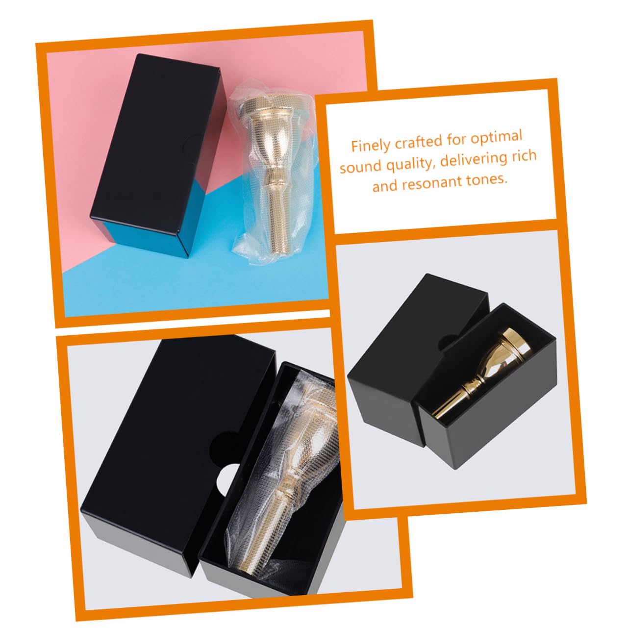 ifundom Musical Instrument Accessory Mouthpiece 14mm Brass for Enhanced Performance