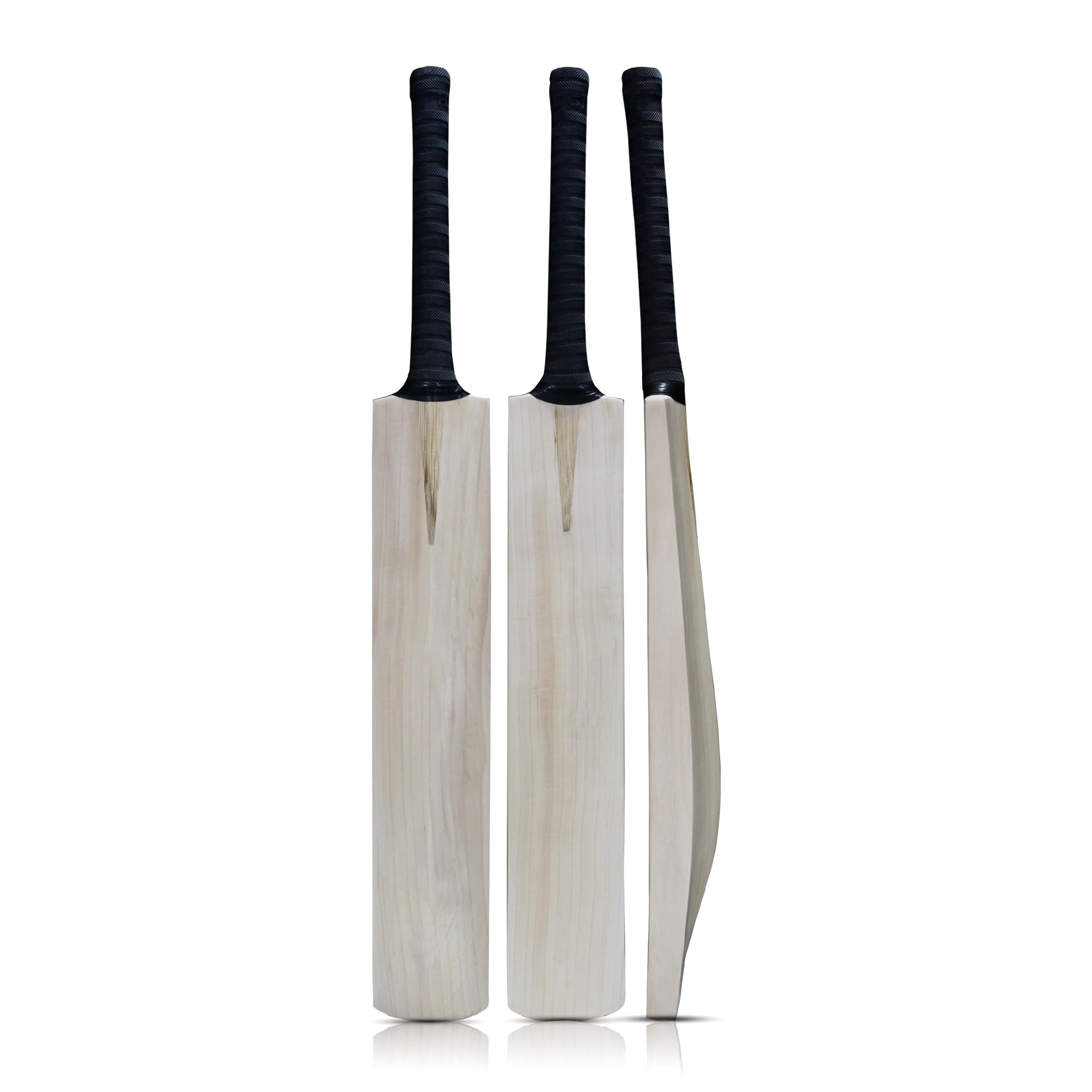 Wood Champions Choice Grade1 Kashmiri Willow Bat For Leather Balls(Life Time Replacement If Bat Breaks Into 2 Halves While Playing)