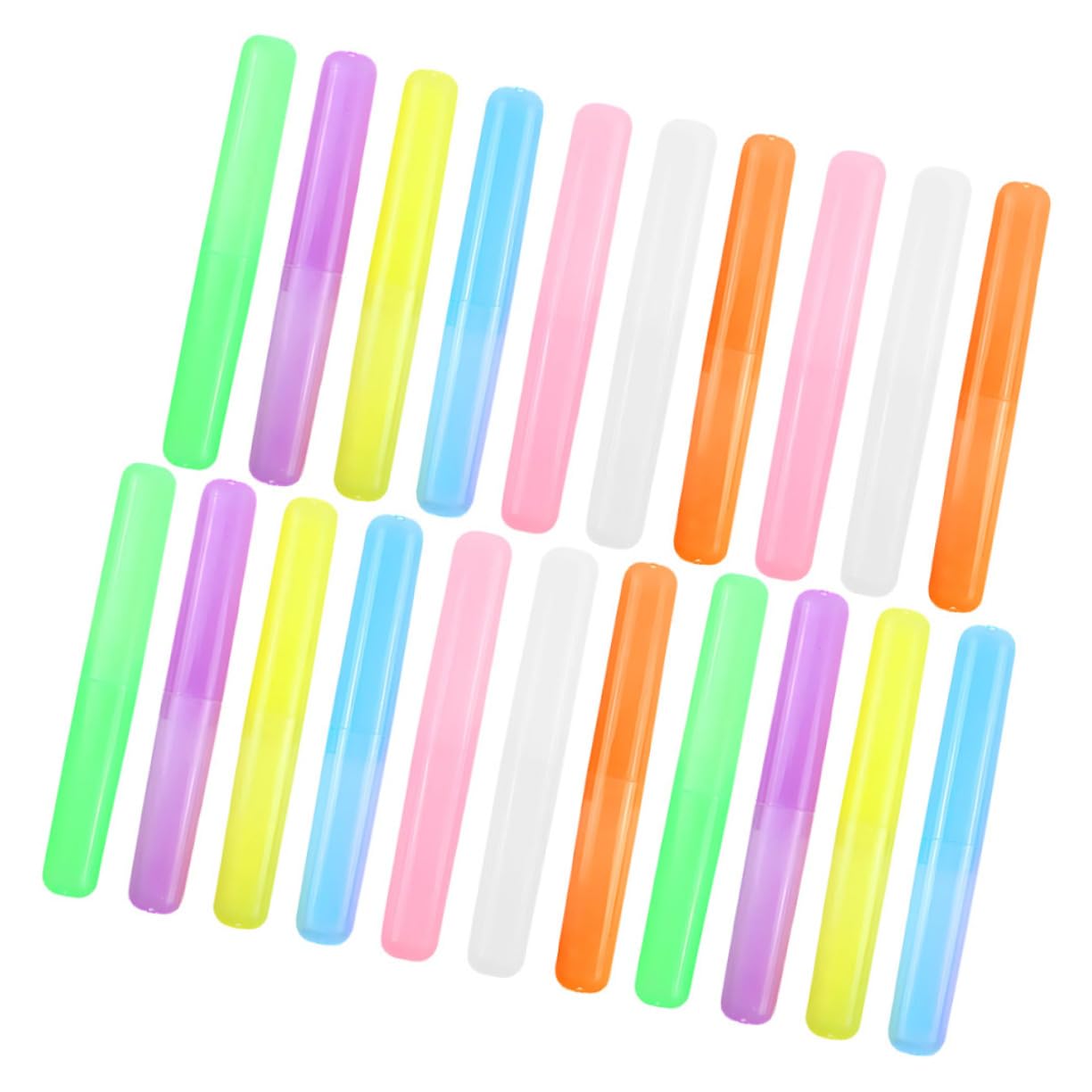 Alipis 84piezas Organizador De Cepillos De Viaje Estuche Portátil para Pasta De Dientes y Cepillos para Actividades Al Aire y Viajes