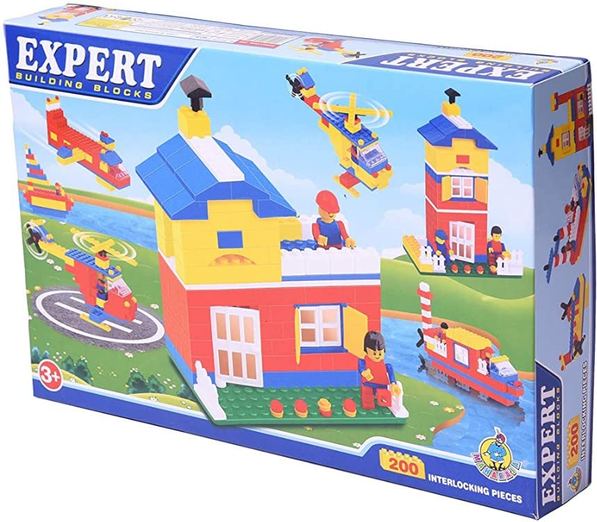 Alokik Enterprise Coloured Expert Architect Building Blocks with Attractive 200Pcs Blocks and Smooth Rounded Edges (Expert Architect - 200 Pcs) (B0C72976M5) Amazon Price History, Amazon Price Tracker