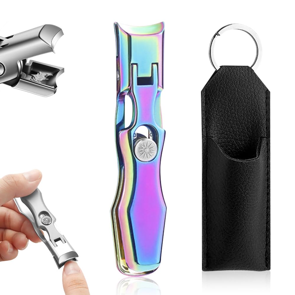 Stainless Steel Large Mouth Nail Clippers, 2026 Upgrades Large Wide Jaw German Clipper fo…