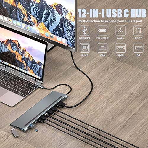 Image of jasifs USB Docket Station (12-in-1 USB C Hub)