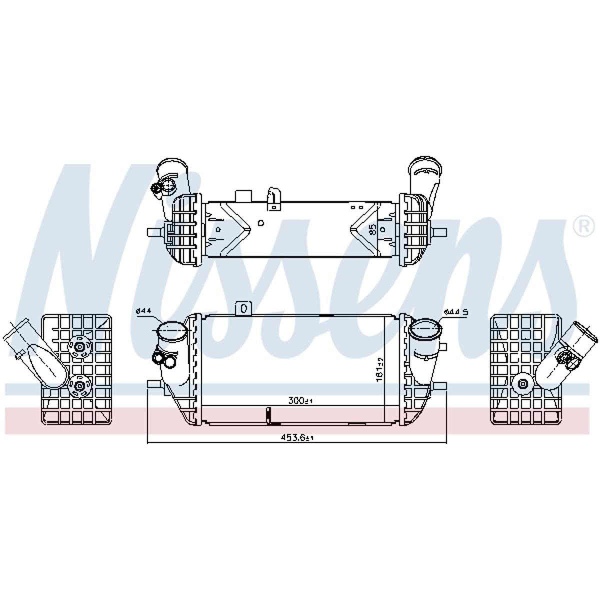 CHARGE AIR COOLER 96144 FOR HYUNDAI ACCENT/i25/IV FLUIDIC/VERNA i20/Hatchback