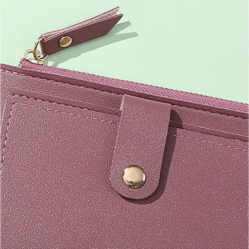 Suitable for Shopping Trip and Travel Versatile 1 Pack Women's Small Wallet Cute (Argento,13.5 * 9.5cm)4