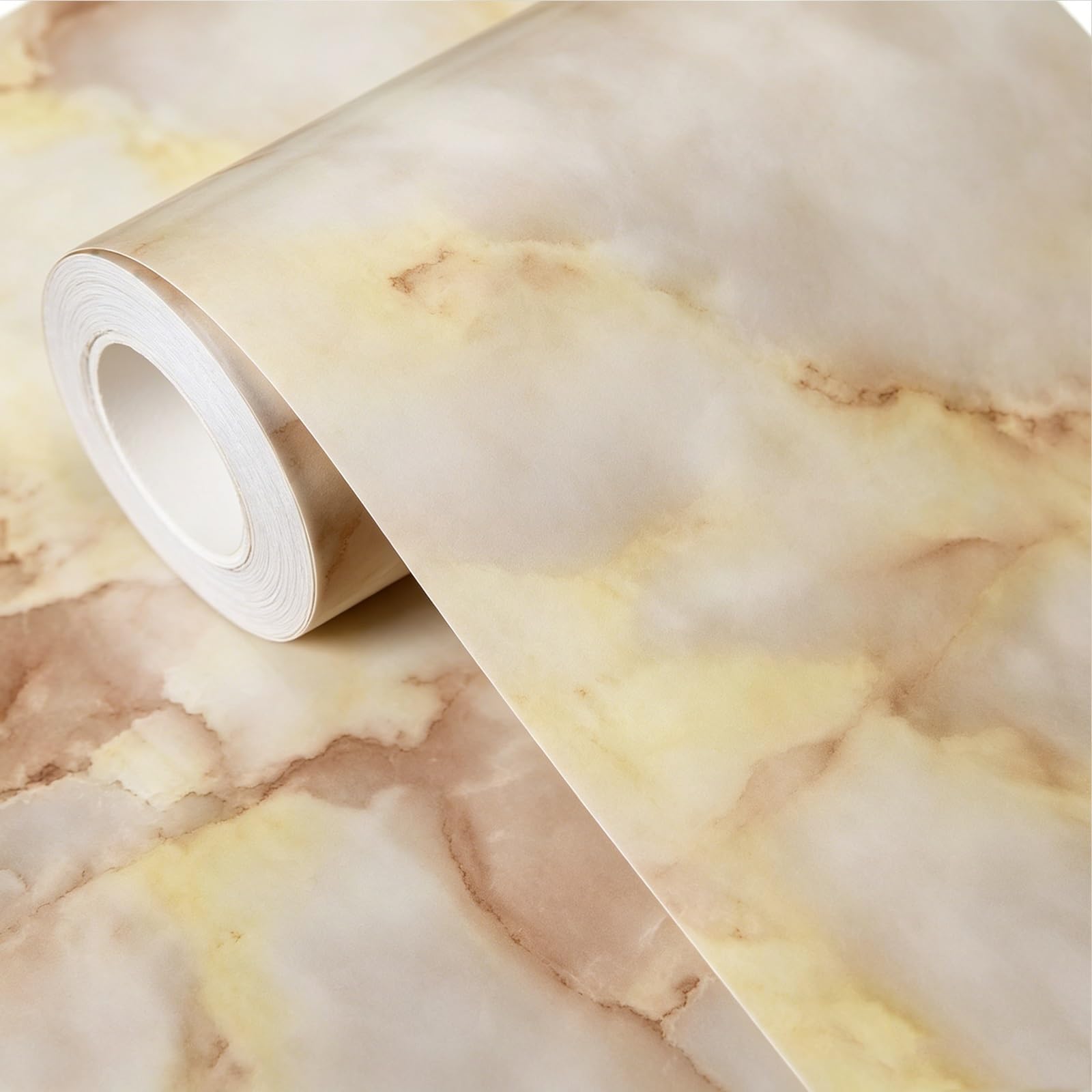 Zynqra F Wallpaper Peel And Stick Textured,Marble Contact Paper Or Countertops,Sel Adhesive Or Walls Decorative Vinyl,Or Kitchen Bathroom Cabinets(,L10m/393.7In*W60cm/23.6In)
