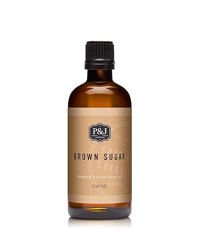 P&J Trading - Brown Sugar Scented Oil 100ml - Fragrance Oil for Candle Making, Soap Making, Diffuser Oil - Brown Sugar - 3.38 Fl Oz (Pack of 1)