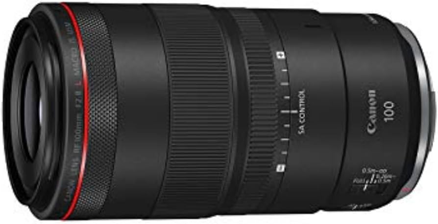 Amazon.com : Canon RF100mm F2.8 L Macro is USM Lens, Medium