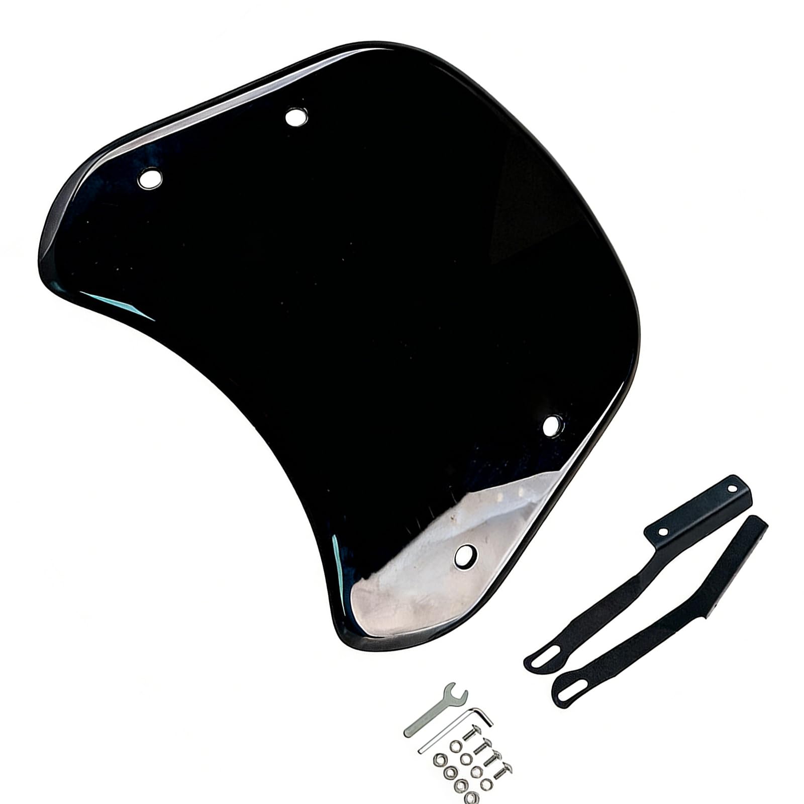 Pare-brise de moto contre le vent froid bulle ABS haute stabilite