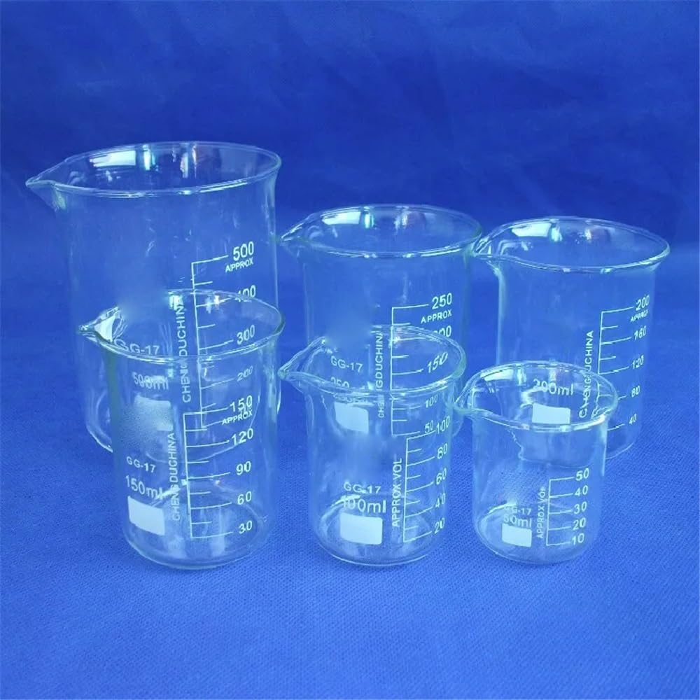 Laborglaswaren Becherglas mit niedriger Form, transparentes Laborglas, 1000/2000/3000 ml(3000ml)