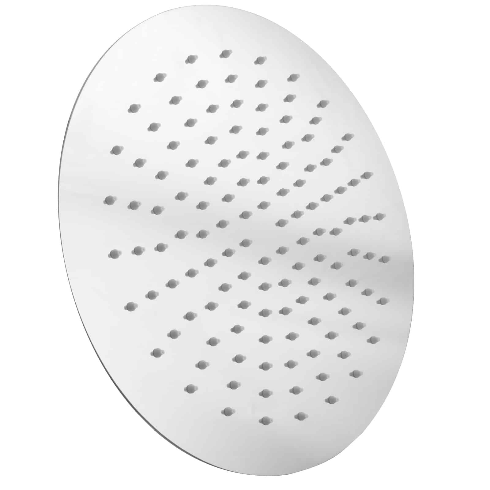 Cabezal de Ducha Redondo 30 cm Acero Inoxidable Acabado Brillante Regadera Ducha Ø30cm Rosca 1/2"