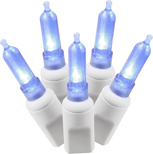 Miniatura 6 de Vickerman - Juego de 100 luces LED italianas color naranja sobre cable blanco