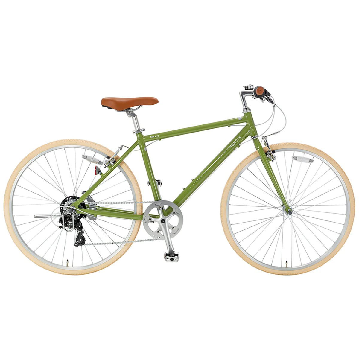 Amazon | スポーツ車 ノルウェイ ナルビク サイクルスポット 700c 6段 