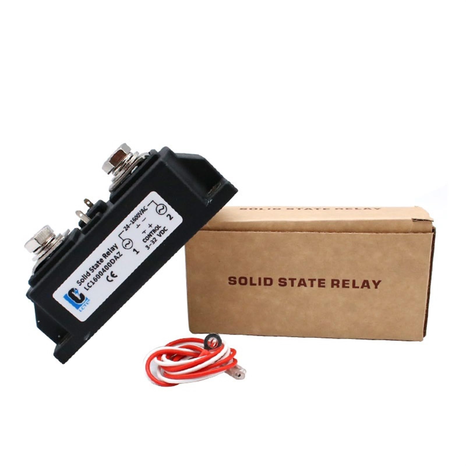 Przemysłowy przekaźnik półprzewodnikowy 500A 400A DC-AC SSR, wysokowydajny przekaźnik półprzewodnikowy LCTC sterowanie DC AC High Power (500A)