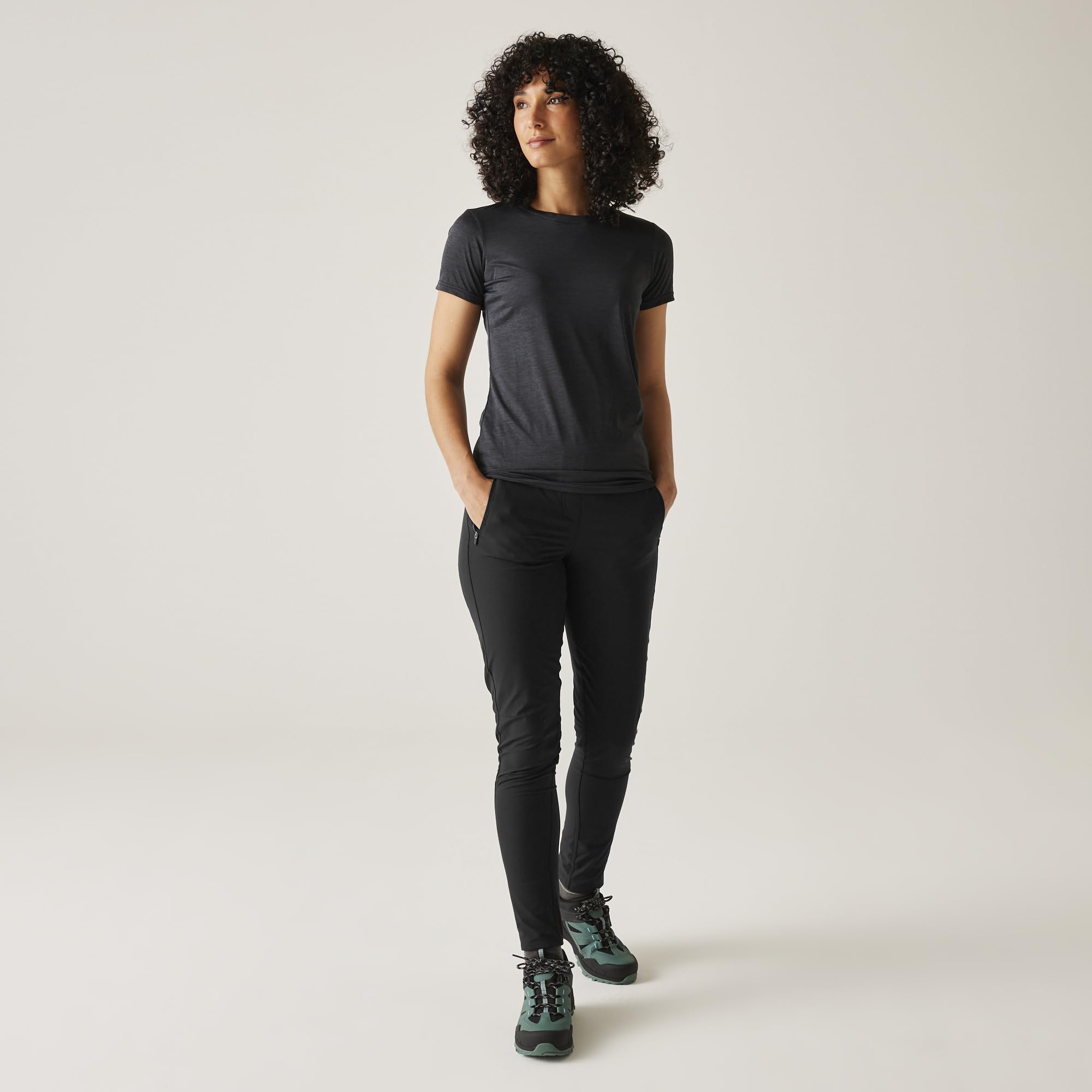 Regatta Donna Pentre Stretch II Walking Pantaloni UV Protection Acqua idrofobico Winter Hiking