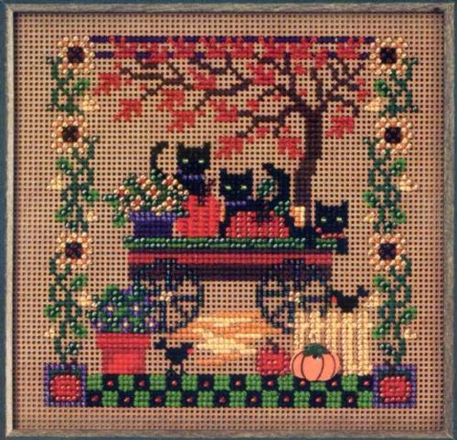 Mill Hill Scaredy Cats Cross Stitch Kit