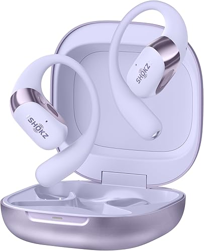 Miniatura 14 de SHOKZ Nuevos auriculares OpenFit 2+ de oreja abierta, habilitados para Dolby Audio, cómodos auriculares con ganchos suaves para los oídos, tiempo de