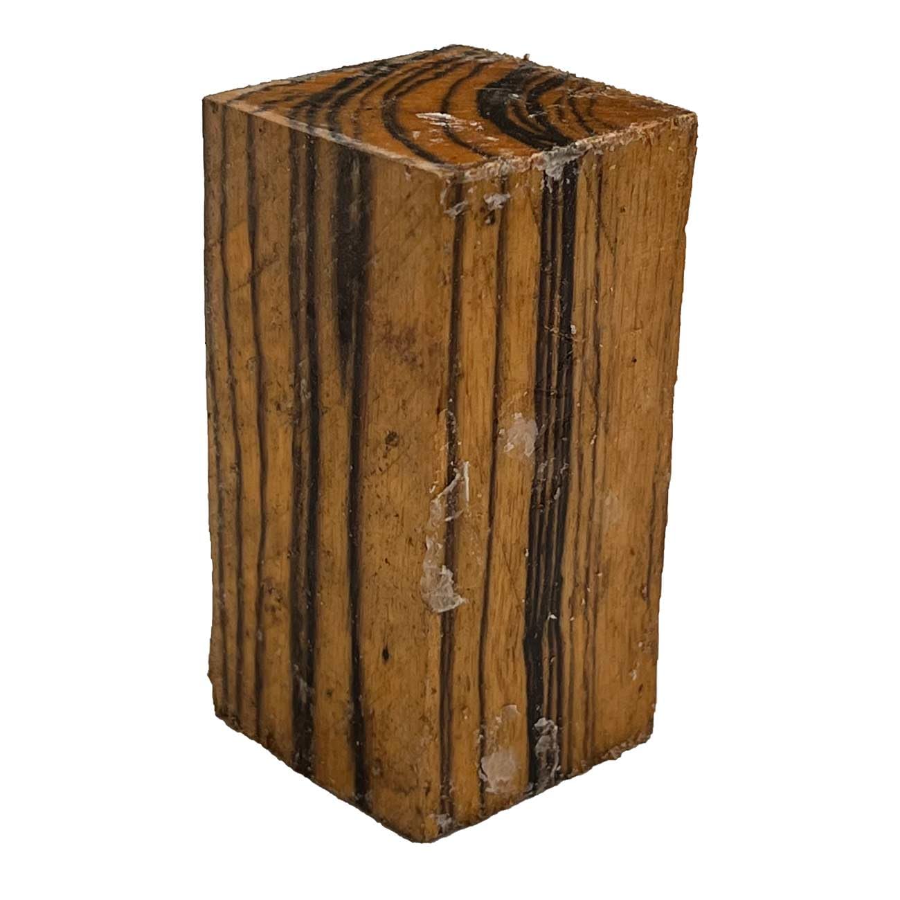 Pale Moon Ebony Carved Bottle Stopper Blank