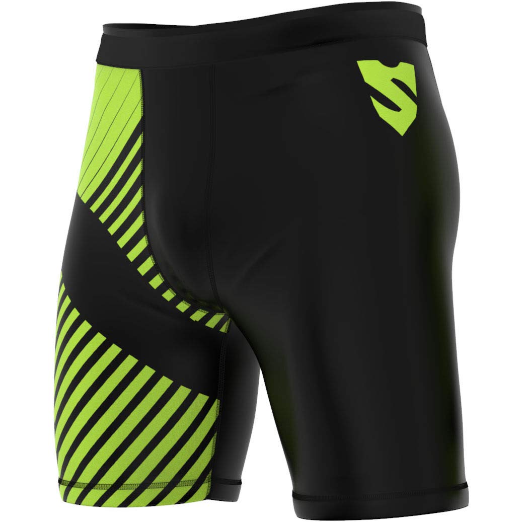 SMMASH Pantaloni A Compressione Pantaloni da Corsa da Uomo Leggings Corti Leggings Sportivi da Uomo Tecnologia di Seconda Pelle Traspirante
