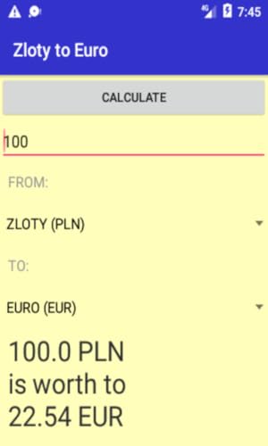 Zloty to Euro Converter