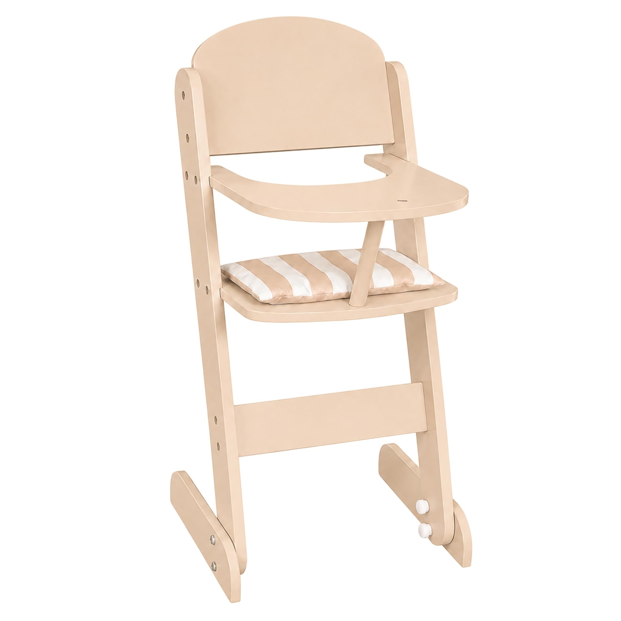howa 28403 Doll's High Chair Stripes Wooden Doll Furniture with Seat
