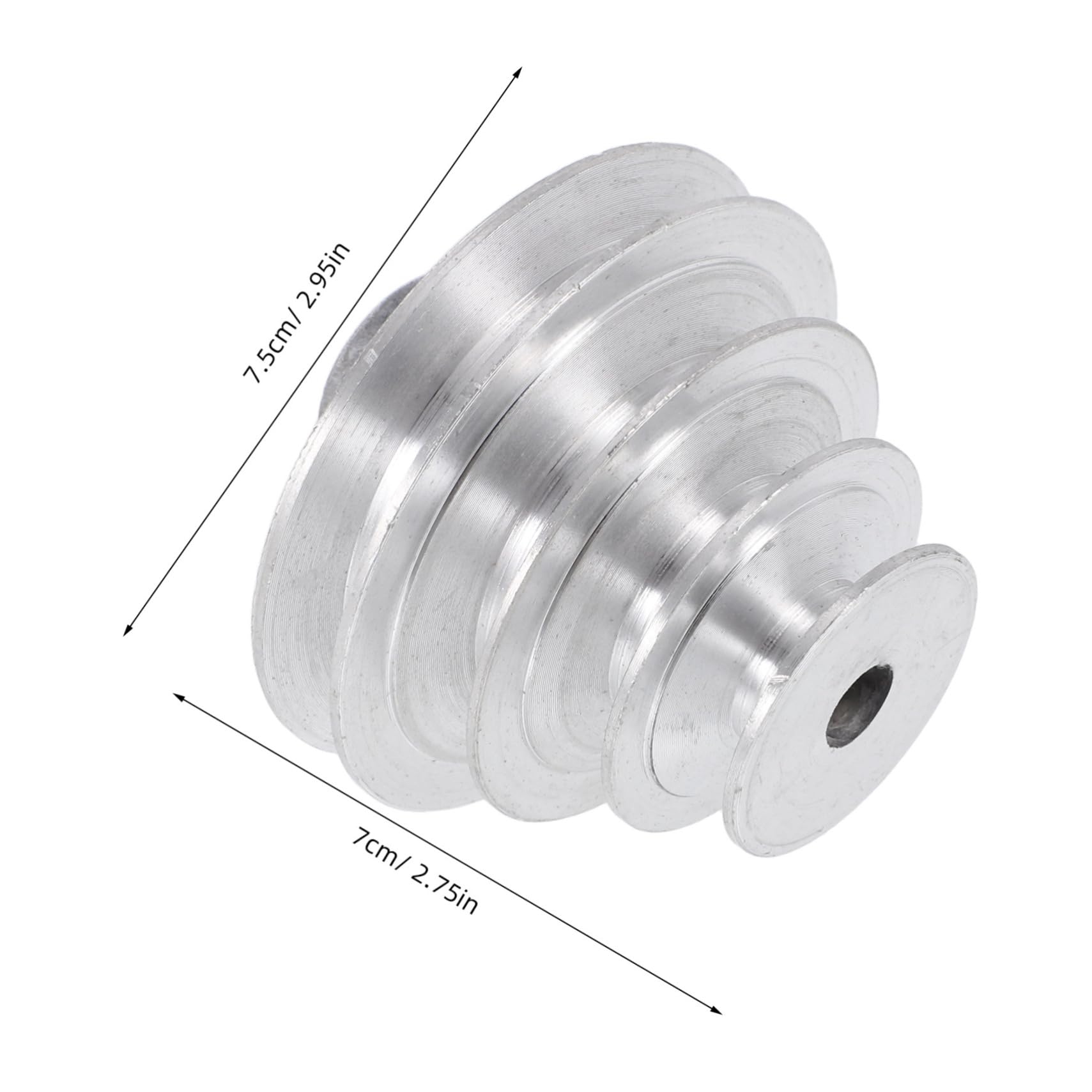 Alipis Aluminum V-Groove Pulley Wheel for Drill Press Pot Puller Pulley Set Cable Machine Accessories Construction