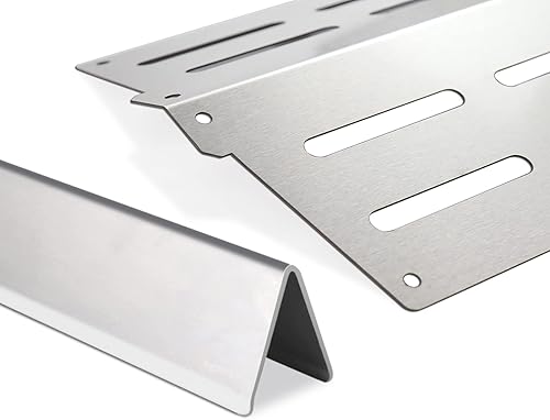 Miniatura 4 de Barras aromatizantes de acero inoxidable y deflector de calor para Weber Genesis 300 Series, Weber Genesis E-310 E-320 E-330 S-310 S-320 S-330 E-310
