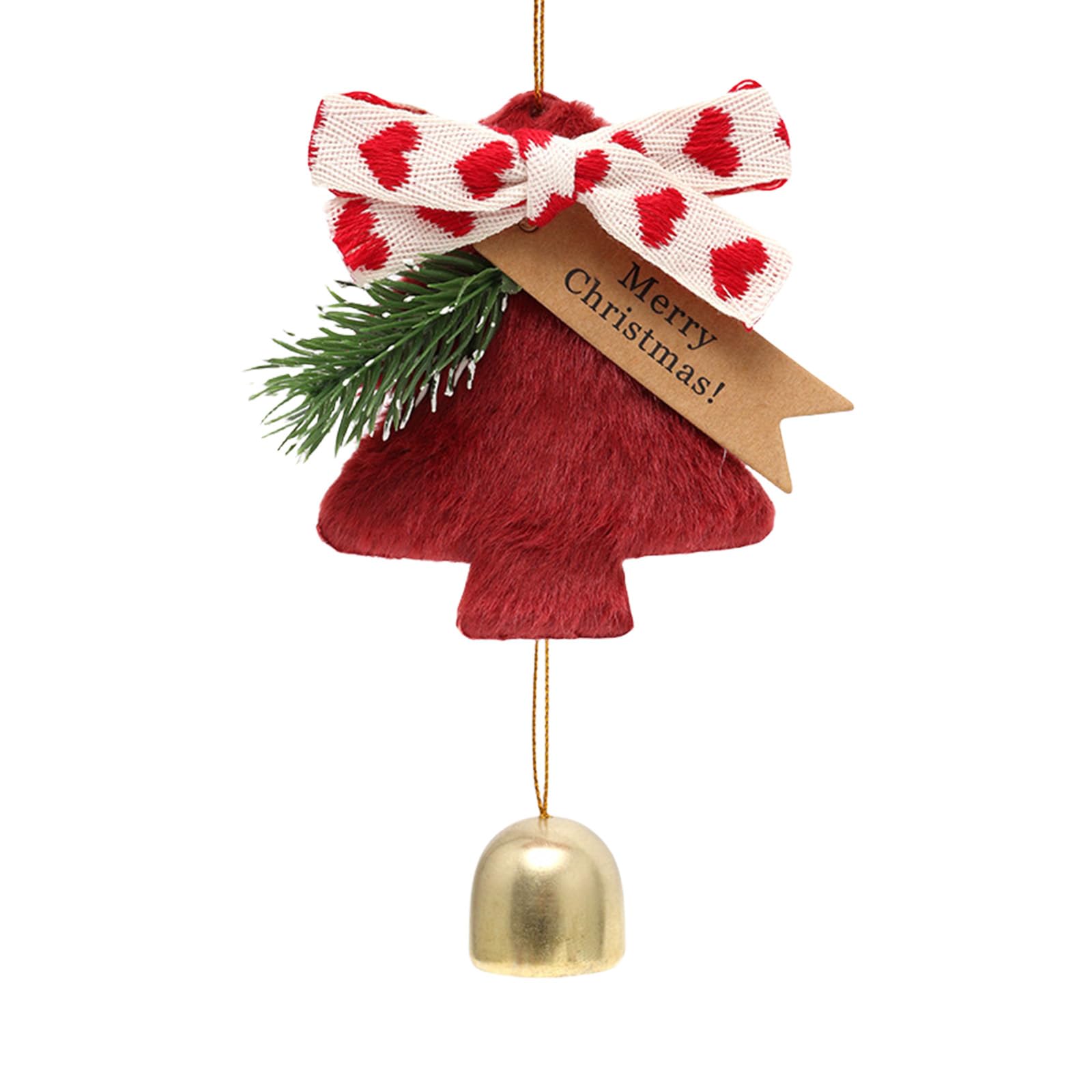 KAQNTUD Christmas Bells Ornament for Hanging Tree Decoration for Home Party Indoor and Outdoor Tree Decoration Bell Ornament Decorative Hanging Pendant