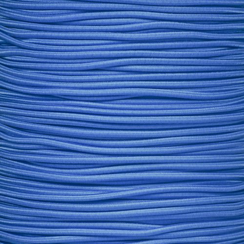 West Coast Paracord Bungee Elastic Nylon Shock Cord (1/8 Inch x 100 Feet, Light Blue) — image 1