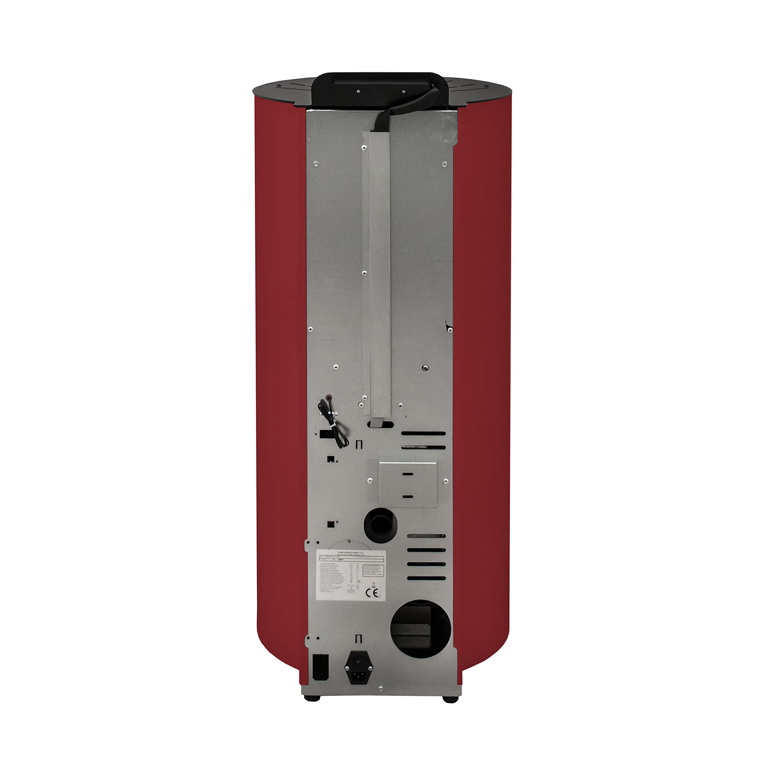 STUFE A PELLET ITALIA Boston 14 KW Canalizable WiFi | Estufa de pellets de aire ventilado, eficiencia 89% calefacción, 130 m², autonomía 15 h, programable, control WiFi 5 velocidades y potencias