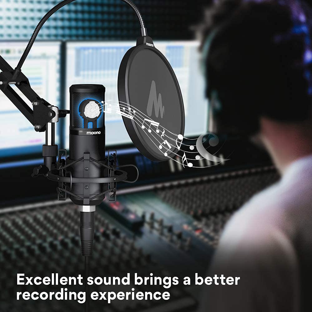 MAONO (Renewed) AU-PM320S Professional XLR Condenser Microphone