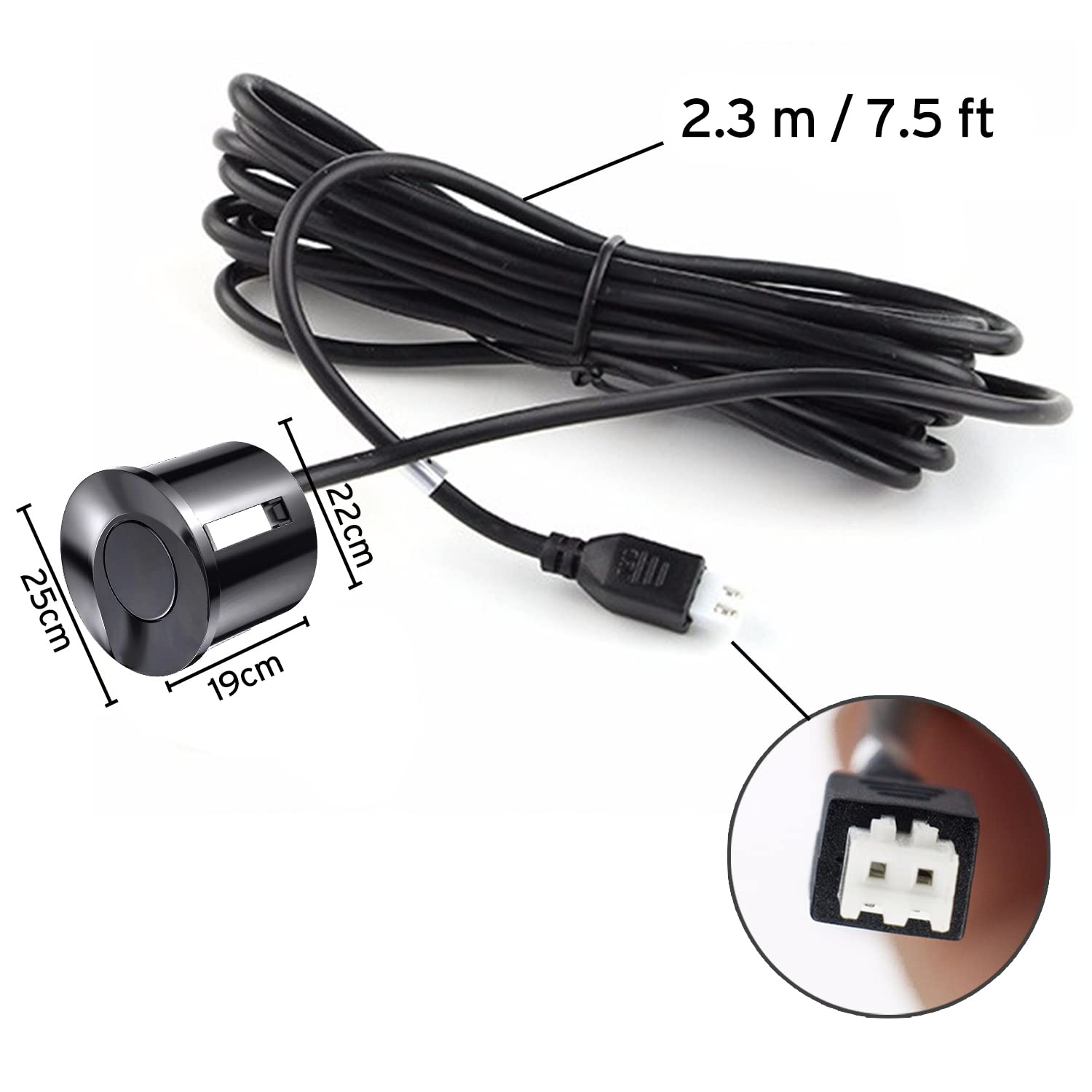 Snapklik.com : Universal Car Reverse Sensor System - 4 Pack ...