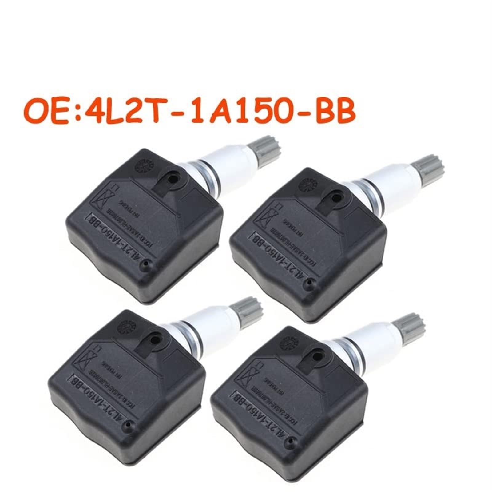 4 szt. Samochodowy, dla Forda, Expedition Ranger, Lincolna, 4L2T-1A150-BB 4L2T1A150BB 4L2Z-1A150-BA Czujnik ciśnienia w oponach TPMS Czujnik monitorowania ciśnienia w oponach samochodu